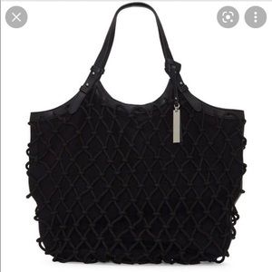 Vince Camuto Leta Rope Overlay - Black